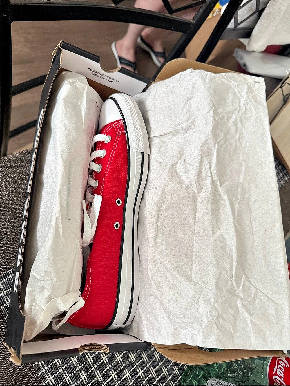 Converse Chuck Taylor All Star Ox Red & White Sneakers US 10